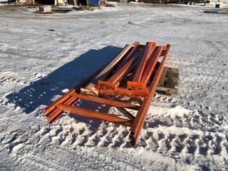 Pallet Racking (2) 13' Gables & (6) 8' Cross Braces.