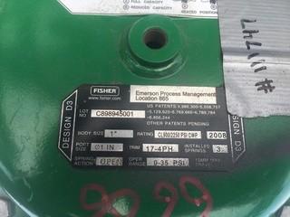 Fisher 1" Valve.