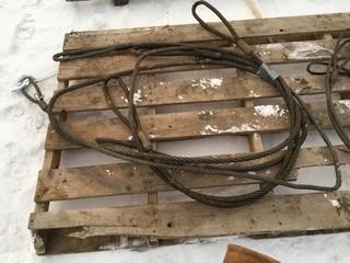 Lifting Cables (3) 7/8".