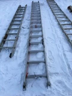 16' Extendable Aluminum Ladder.