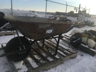 Metal Wheelbarrow.