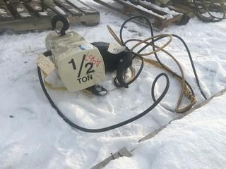 Coffing Model JLC 1/2 Ton Hoist.