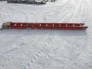 Werner 12' Extendable Ladder. Damaged.
