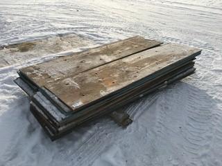 Quantity of 2'x8' Cribbing Sheets.