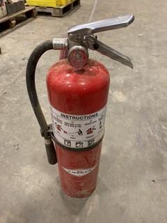 (1) 10 lb. ABC Fire Extinguisher (W-4,2,2)