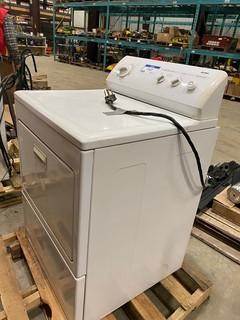 Kenmore Dryer (Front load) Model #110C66862501, Serial #MT2402961, 120/240 VAC (Outside)