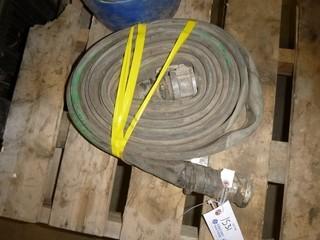 (Approx 20') 2" Water Hose with Cam Locks (Outside)