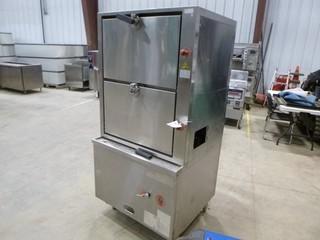 Commercial Upright Flame-Mate Dual Oven, Model SB-2G, S/N SB0204LFS000003, Natural Gas