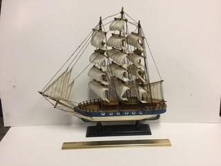 Wooden Ship Model.