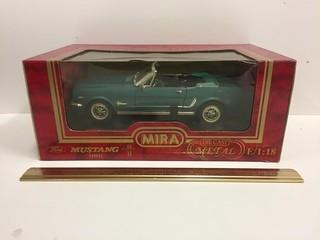 Calidad Collection 1965 Ford Mustang Diecast Model, 1:18 Scale.