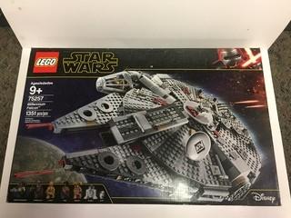 Star Wars Lego Millennium Falcon 1351 Piece Set.