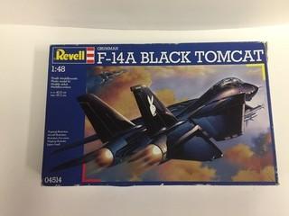 Revell Gruman F-14A Black Tomcat Plastic Model Kit, 1:48 Scale.