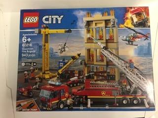 Lego City 943 Piece Downtown Fire Brigade Set.