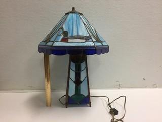 Stained Glass Duck Lamp.