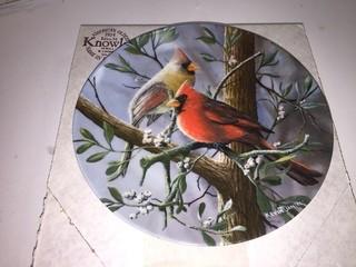 Bradford Exchange "Cardinal" Collectible Plate.