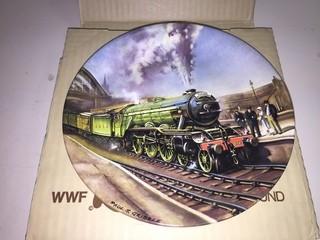 Bradford Exchange "The Flying Scotsman" Collectible Plate.