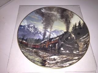 Bradford Exchange Steam on the CPR "Dominion" Collectible Plate.