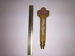 Sleeman Honey Brown Lager Beer Tap Handle.