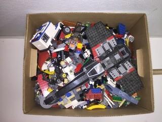 Bankers Box of Assorted Lego Pieces.