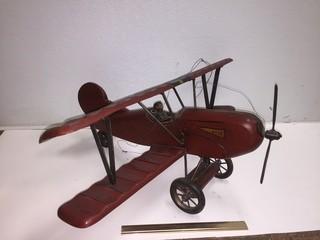 Wooden Airplane Model.