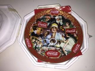 Franklin Mint "Coca-Cola" Roaring 20's Collectible Plate.