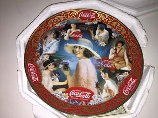 Franklin Mint "Coca-Cola" Ladies of Style Collectible Plate.