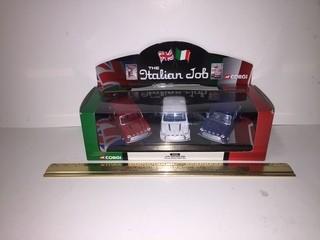 Corgi The Italian Job 3 Piece Mini Diecast Set.