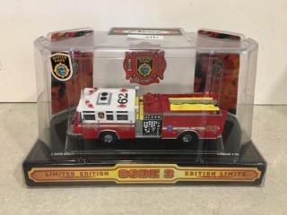 Pierce Limited Edition Code 3 Firetruck Diecast Model, 1:64 Scale.