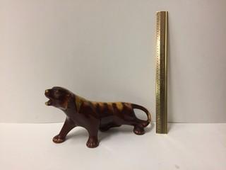 Blue Mountain Pottery Harvest Gold Panther Figurine.