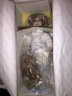 Heritage Dolls "Jennifer" Porcelain Doll.