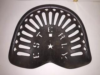 Esterly Cast Iron Tractor Seat.