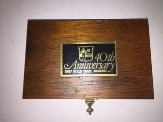 Chrysler 40th Anniversary 1987 Gold Tool Award.