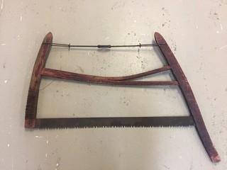 Wood Framed Buck Saw.