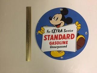 Standard Gasoline Metal Sign.