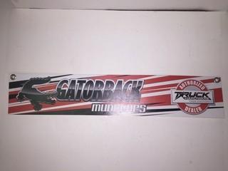 Gatorback Mudflaps Sign.