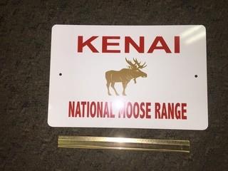 Kenai Tin Sign.