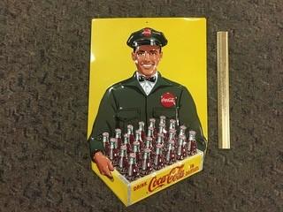 Coca-Cola Tin Sign.