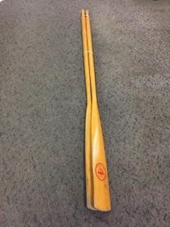 Set of (2) Wooden Oars, 84" Long.