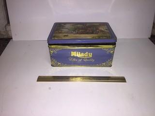 Milady Toffee Tin.