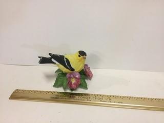 Lenox Porcelain American Goldfinch Figurine.