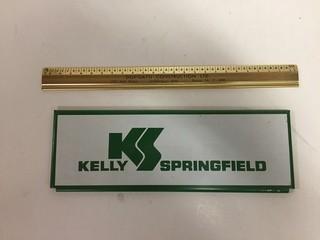 Kelly Springfield Metal Sign.