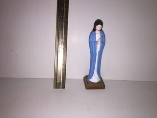 Praying Woman Ceramic Figurine.