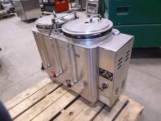 2006 Grind Master Coffee Urn, Model 7776E, S/N A156316, 120/240V, 1 Phase, Twin 3 Gallon Capacity Each, c/w hot water dispenser and coffee dispenser  (E-5,1,1)