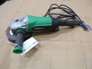 Hitachi 7" Angle Grinder, Model G18SE3, S/N M030035, Wheel Diameter 180mm, 1700W, c/w Wrench (E-2,4,3)
