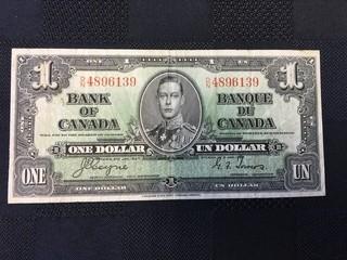 1937 One Dollar Bill, Serial Prefix DN, Coyne - Towers