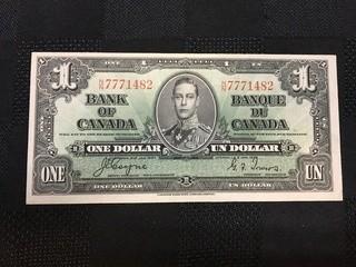 1937 One Dollar Bill, Serial Prefix NN, Coyne - Towers.