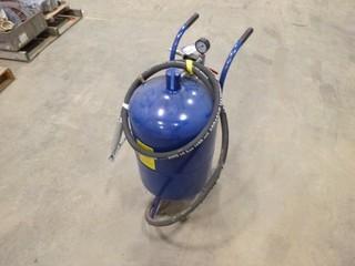 Unused Sandblast Abrasive Pot, Hose 750 10 Bar PSI