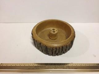 Wooden Nut Bowl.