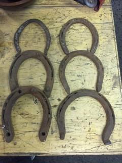 Set of (6) Horseshoes.