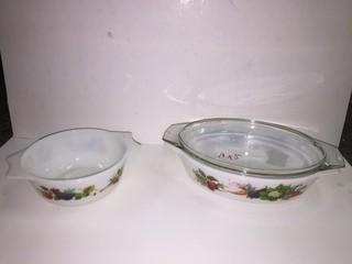 Set of Glass Casserole Dishes.